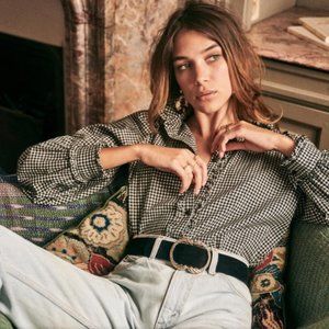 Sezane ARTEMIS Belt, Color Black